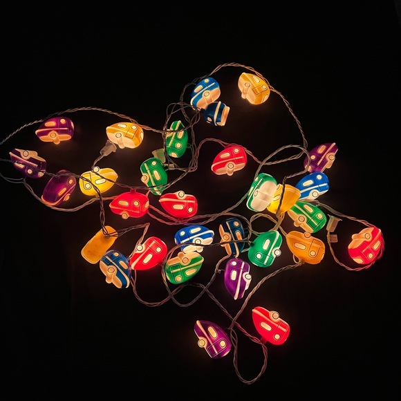 Blow Mold Camper Party Lights RV Decorative String Lights Set Of 3 - Picture 1 of 10